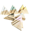 3Pcs/Set Handmade Decoration Nordic Top Woodland Wood Mountain Decorative K