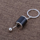 Metal Alloy 6-Speed Gearshift Gear Shift Gearbox Key Ring Keyring Keychai CUW