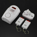 Wireless PIR Motion Sensor Alarm With 2 Remote Controllers For Ca S0U2 Shed W9L4