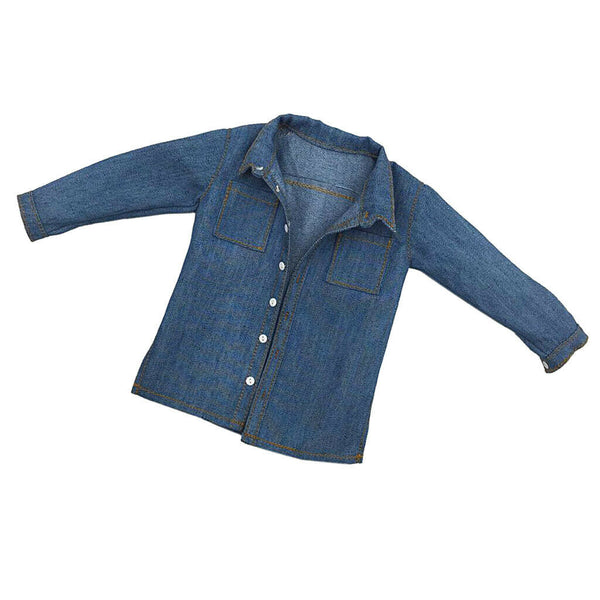 1/6th Scale Cowboy Shirt Coat for 12inch Hot Toys Kumik Male Body