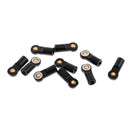 10 Pcs M3 Metal Ball Head Holder Tie rod end For RC Climbing Car Black
