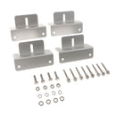 8 x Aluminum RV Boat Roof Solar Panel Mounting Z Type Brackets with 12 Bolts