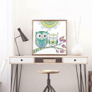 5D DIY Special Shaped Diamond Painting Owl Cross Stitch Mosaic Craft Kits