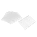 10x 3-Pocket Size 25.6x20 Currency Paper Money Album Binder Pages Holders Clear