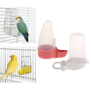 2 Pcs Parrot Feeder Water Drink Container Food Dispenser Cage Hanging Water