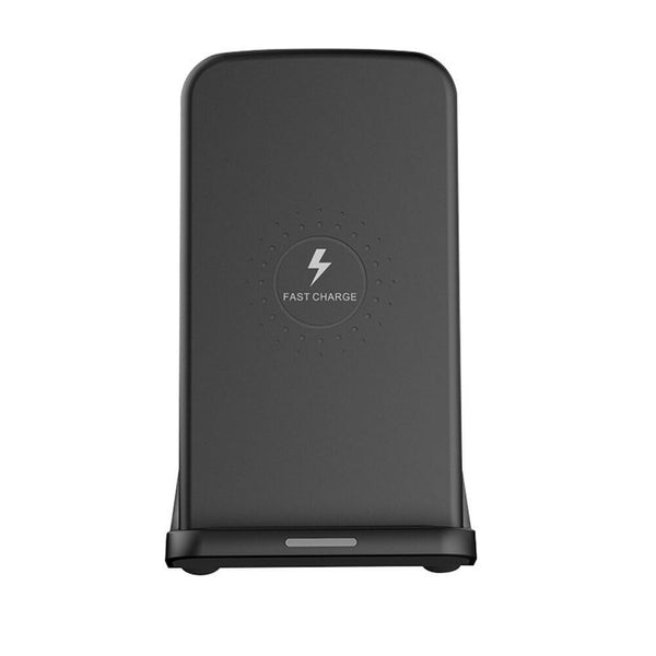 15W Mobile Phone Type Qi Wireless Charger Dual Coil Fast Charging Stand Holder