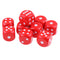 Collectible D6 Wooden Dice Dotted 10x for Table Card Game MTG DND Prop Red
