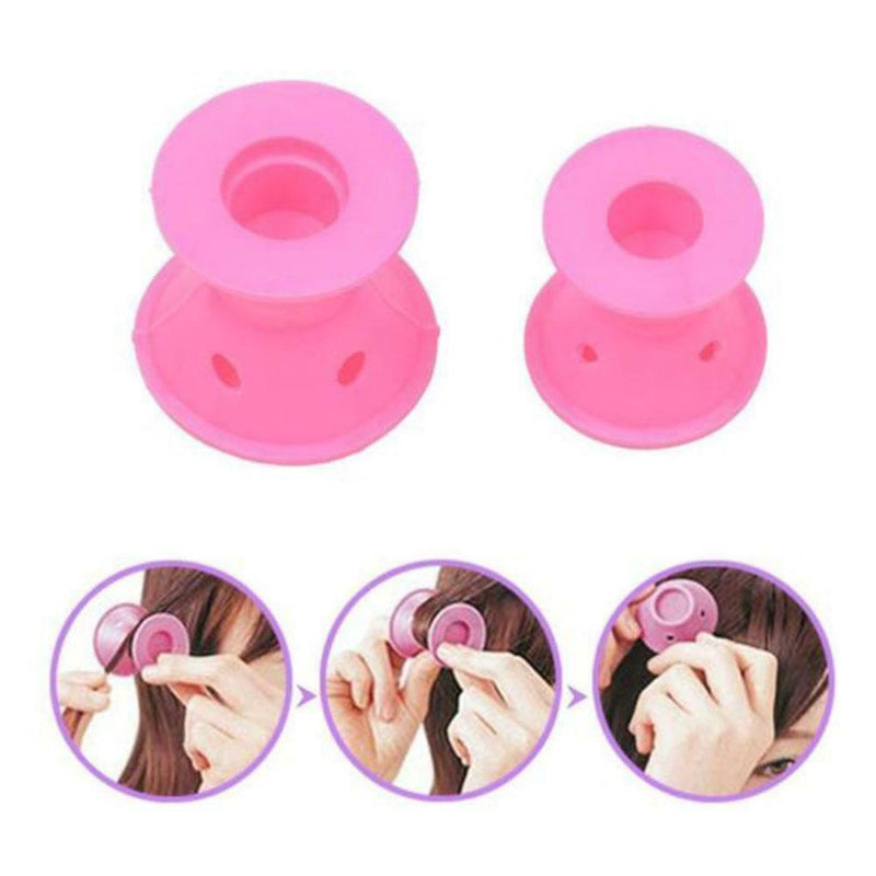 10pcs Silicone Hair Curler Magic Hair Care Rollers Heat No Styling Hair J1R0