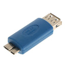 USB 3.0 Female to Micro B Male OTG Connector Data Converter Adapter Plug