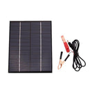 5.5W 12V Solar Panel Battery Charger Board Waterproof Polycrystalline Plate