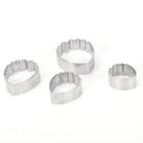 4x Peony Flower Cake  Fondant Plunger Cutter Decorating Mold Sugarcraft BakingLJ