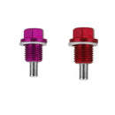 Purple+Red M14X1.5 Anodized Magnetic Engine Oil Pan/Transmission Drain Plug