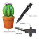 Cactus Solar LED Lawn Lamp Manual Control for Outdoor Landscape Spike Light