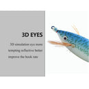 5pcs 11cm Fishing Lure Squid Lures Wood Shrimp Bait Wobbler Luminous Squid