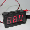 2 Wire Digital Red LED Car Voltmeter Volt Panel Meter Gauge AC70-500V