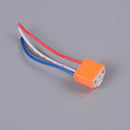 5X H4 9003 Car Female Ceramic Headlight Extension Connector Bulb Wire Adapter %o