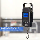 Mini Portable Digital Scale Hand Held Hanging Hook Weighing with Back Light