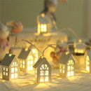 10LED Fairy String Light House Xmas Lamp Christmas Tree Party Home Room Decor L0