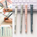Cartoon erasable Neutral pen Rub music wipe full needle tube A