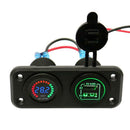Dual USB Car Socket Voltmeter quick charge  Car Socket Cigarette Lighter