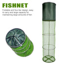 Stainless Steel Double Rings 4 Layers Collapsible Folding Fish Care Net  A