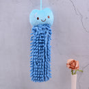Kitchen Hanging Towels Chenille Hand Face Wipe Towels Animal Bathroom Washclot Z