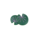 4x Fish lotus Leaves Miniatures For Fairy Garden Gnomes Moss TerrariumsDecorhtJR