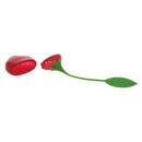 Strawberry Design Silicone Tea Infuser Strainer - Red and Green / Suitable
