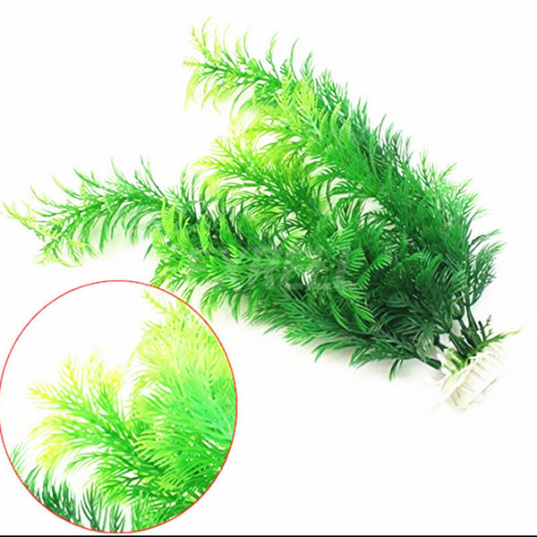 30cm High Artificial Fish Tank Water Plants Aquarium Decor Ornament PlasticOZ