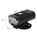Bicycle Headlight USB Rechargeable Bike Front Lights Beam Cycle Accessories
