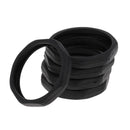 5pcs Microphone Slip Anti-Rolling Protection Ring Mic Silicone Ring  Black