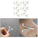 Butterfly V-Clips for Pool Brush, Leaf rake, Vacuum Handle Standard Poles, 20pcs