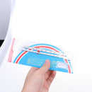 12pcs Peel Off Markers Wax Pencil and Quilting Patchwork Ruler for Sewing
