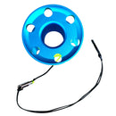 Lightweight Aluminum Alloy Scuba Diving Finger Spool Reel 50m Line Bolt Snap