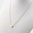 Fashion Jewelry Link Chain Mini Small Heart Pendant Necklace Choker for Girl