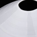 50 Pieces Sport Soccer Mini Disc Cones Football Agility Training Aids White