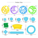 Drawing Toys Set Painting Wheels Early Learning Tools Spiral Interlocking Gears