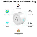 Smart Plug, Mini WiFi Outlet Works with Alexa, No Hub Required, Remote Control