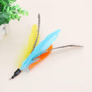5pcs/lot Colorful Cat Toys Feather Replacement for Interactive Cat Wand