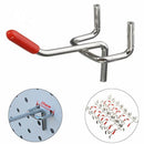 50 Pcs Peg Board Hooks Wall Shelf Tool Hangers Organizer Storage Display Ha
