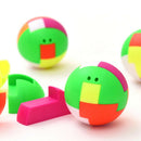 2pcs baby toys intelligence colorful puzzle assembly ball kids game funny toys&M