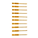 10Pcs 3mm Slotted Spear Head Tungsten Carbide Drill Bit for Mirror Ceramic