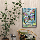 Butterfly 5D DIY Diamond Painting Full Round Drill Embroidery Wall Picture
