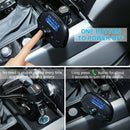 Bluetooth FM Transmitter Car, Wireless Radio Adapter Car Kit Support MP3 Pl