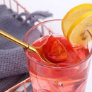 10 Pcs/Set Straw Spoon Reusable Stainless Steel Drinking Spoons Straw with BR6S7