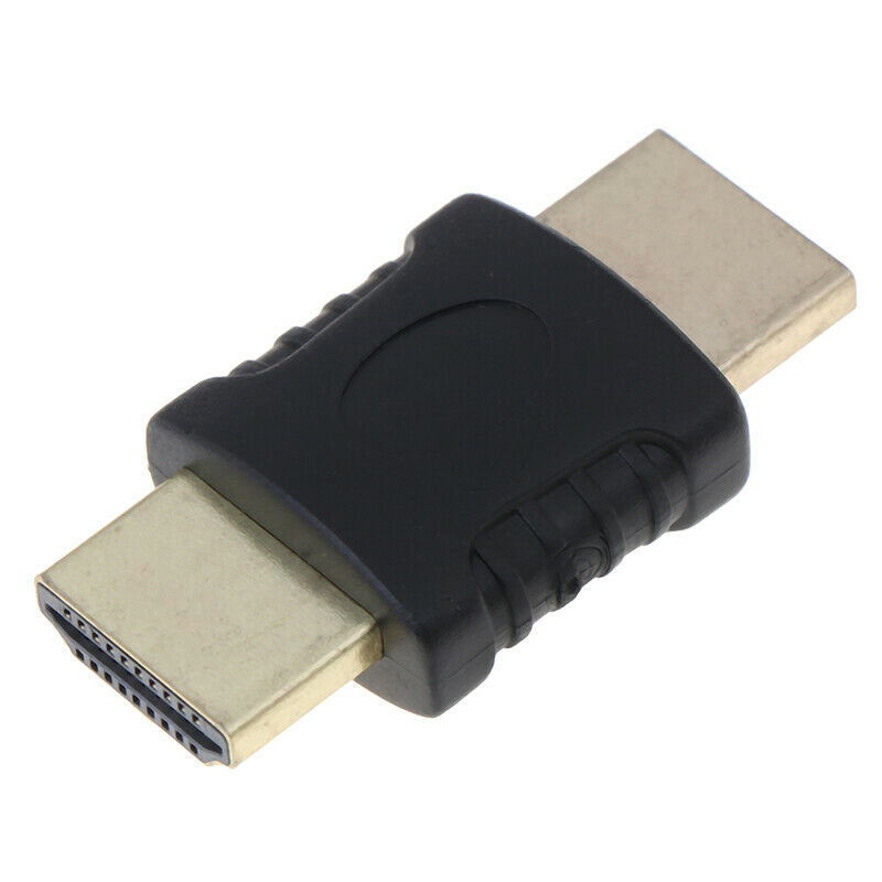 Straight HDMI Male to Male Data Converter Adapter HD Connector Joiner ME