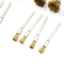 27pcs Brass Brush Wire Wheel Brushes Die Grinder Rotary Electric Polishing Tool&