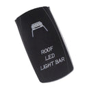 5-Pin Roof Light Bar Rocker Switch Blue LED Indicator 12V/20A 24V/10A DC