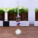 Hanging Glass Crystal Ball Prism Pendant Ornament Rainbow Wedding Gift Ne 3C