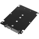 Black B + M key Socket 2 M.2 NGFF (SATA) SSD to 2.5 SATA Adapter Card with